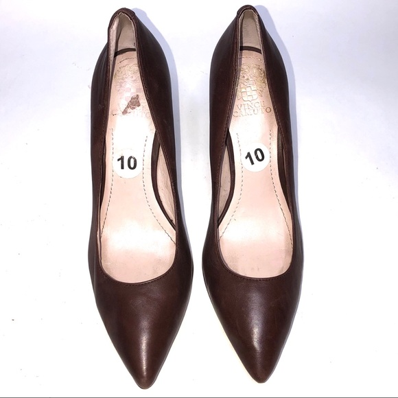 VINCE CAMUTO LEATHER HEELS - Picture 3 of 7